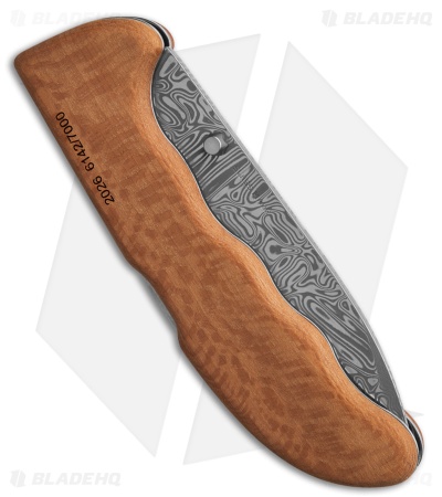 Victorinox Evoke Lock Back Knife LE Wood (3.9" Damasteel)