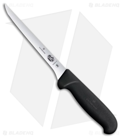 Victorinox 8" Fixed Blade Carving Knife Black TPE