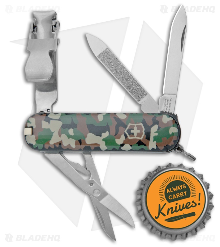 Victorinox Nail Clip 580 Swiss Army Knife Camo 0.6463