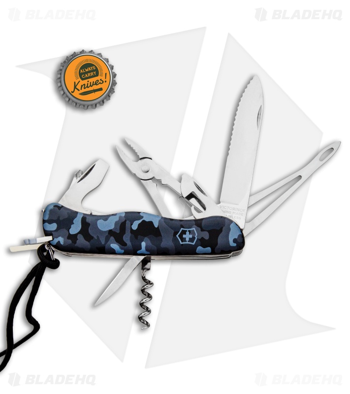 Victorinox Skipper | Folding Knife Multi-Tool | Navy Camouflage