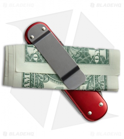 Victorinox Swiss Army Knife Money Clip Red Alox 53739