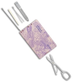 Victorinox Swisscard Classic Spring Spirit Rose and Lilac Botanical Print 0.7155