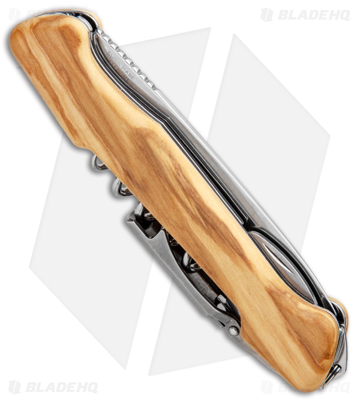 Victorinox Swiss Army Knife Wine Master Olive Wood (3.75 Satin) 