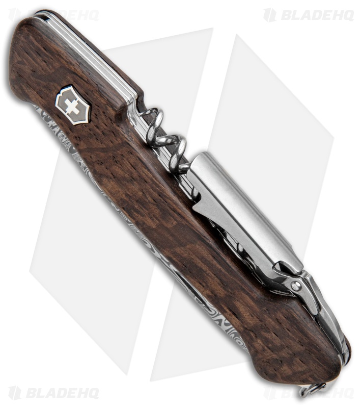 Victorinox Swiss Army Knife Wine Master Oak Wood + Damascus