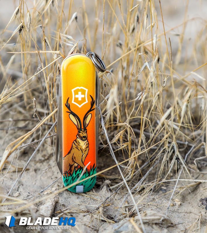 Victorinox Classic SD Swiss Army Knife Blade HQ Exclusive Jackalope