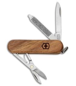 Victorinox Classic SD Swiss Army Knife Walnut Wood 