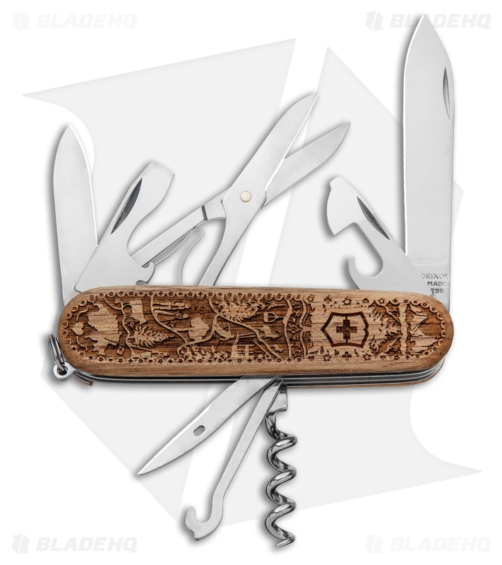 Victorinox Swiss Army Knife Climber Wood Swiss Spirit Special Edition