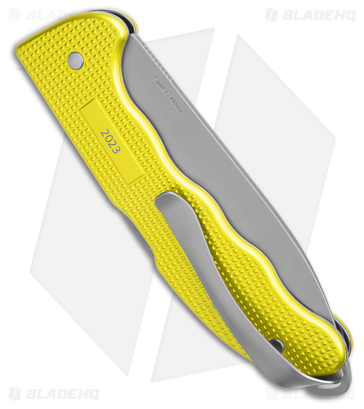 Victorinox Hunter Pro Alox Knife Electric Yellow - Blade HQ