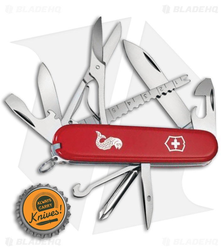 Victorinox Swiss Army Knife Fisherman Red 1473372 - Blade HQ