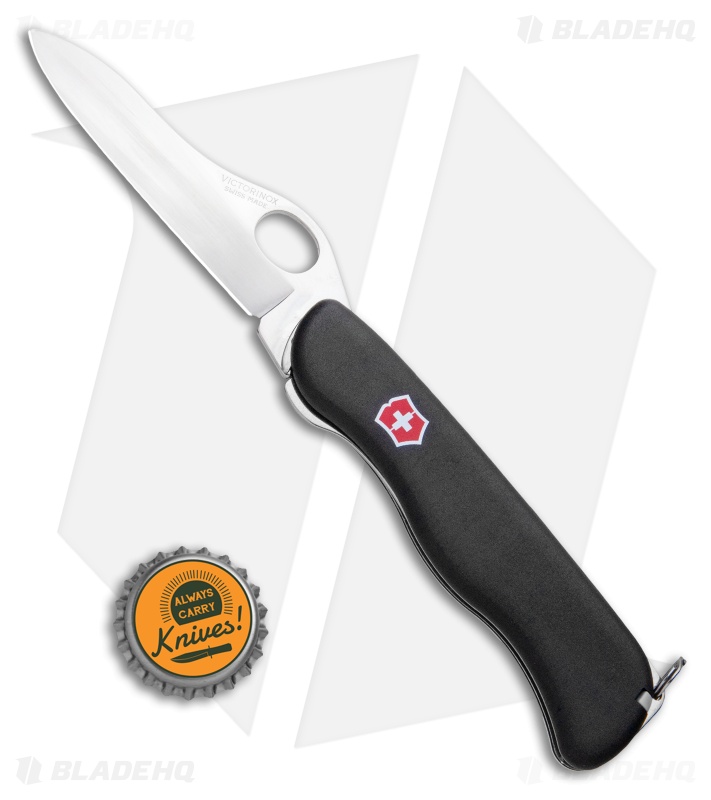 ハイパーナイフボディハンドル Victorinox Swiss Army One Hand Sentinel - Folding Knife Black