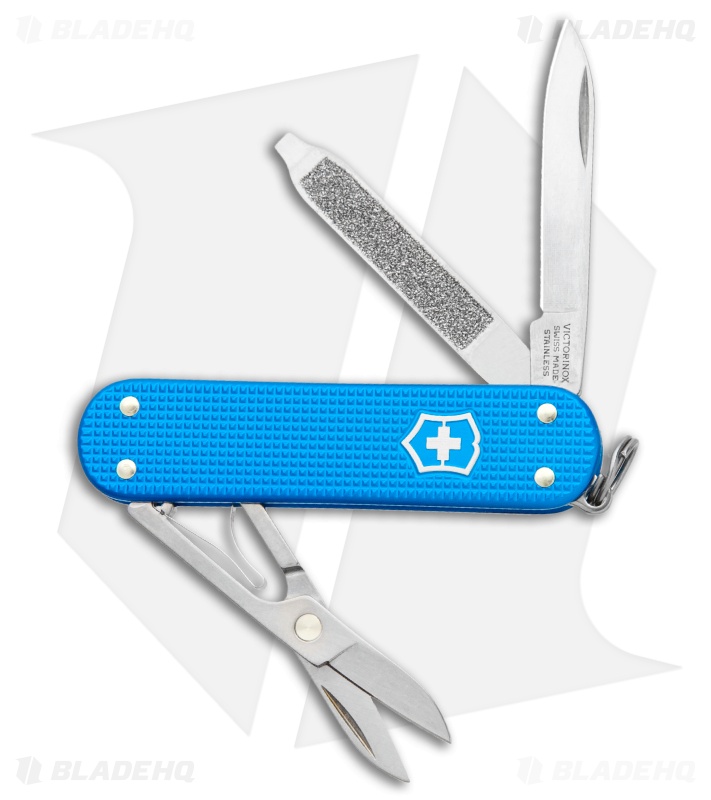 Victorinox SD Swiss Army Knife | Aqua Blue Aluminum | Blade HQ