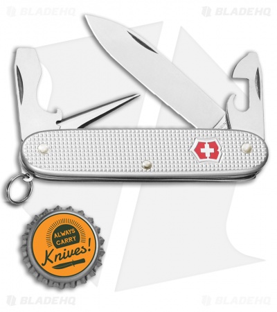 Victorinox Pioneer Alox Silver - Swiss Army Knife, 8-in-1