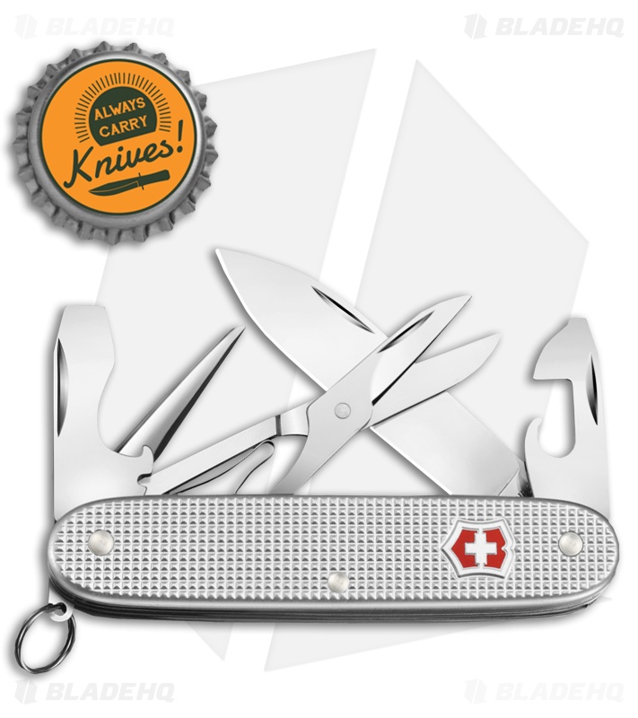 Victorinox Pioneer X Swiss Army Knife Silver Alox (9-in-1) - Blade HQ