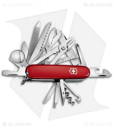 Victorinox Swiss Army Knife Red Spartan w/ Pouch - Blade HQ