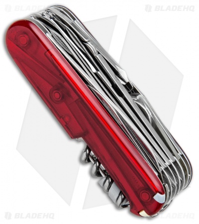 Victorinox SwissChamp Swiss Army Knife Translucent Ruby 53506