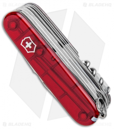 Victorinox SwissChamp Swiss Army Knife Translucent Ruby 53506