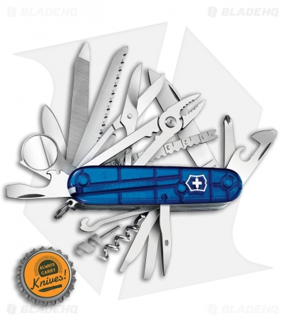 Victorinox SwissChamp Swiss Army Knife Translucent Sapphire 53507