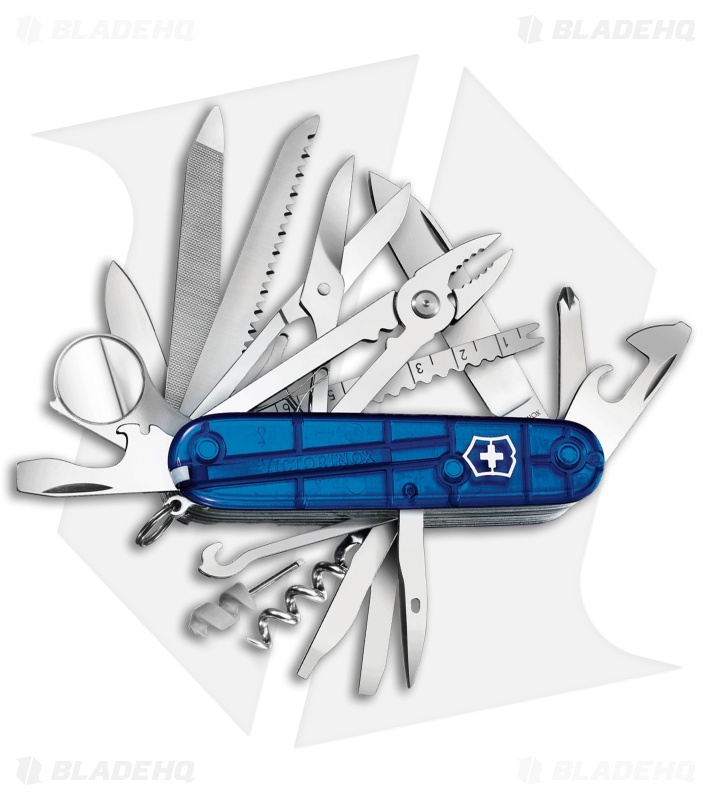 Victorinox SwissChamp Swiss Army Knife Translucent Sapphire 53507