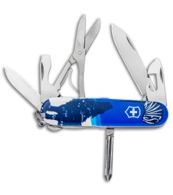 Victorinox Swiss Army Knife Super Tinker Blade HQ Blue Crazy Wolf "Lobo Loco"