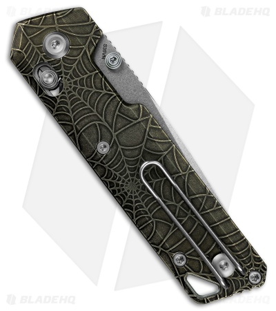 Vosteed Parallel Crossbar Lock Tanto Knife Acid Wash Copper Ti (3" SW S35VN)
