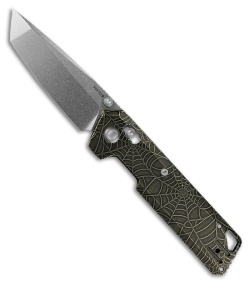 Vosteed Parallel Crossbar Lock Tanto Knife Acid Wash Copper Ti (3" SW S35VN)
