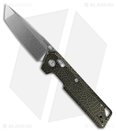 Vosteed Parallel Crossbar Lock Tanto Knife Acid Wash Copper Ti (3" SW S35VN)
