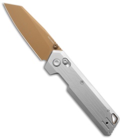 Vosteed Parallel Crossbar Lock Knife Circuit Titanium (3" Copper Dune 154CM)