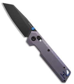 Vosteed Parallel Crossbar Lock Knife Purple Titanium (3" Black SW S35VN)