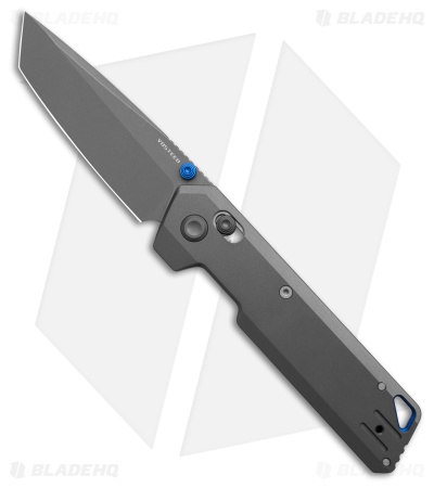 Vosteed Parallel Tanto Crossbar Lock Knife Dim Gray Ti (3" Destroyer Gray 154CM)