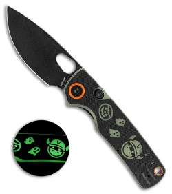 Vosteed Porcupine Top Liner Lock Knife Black G-10 (3" Black Stonewash)