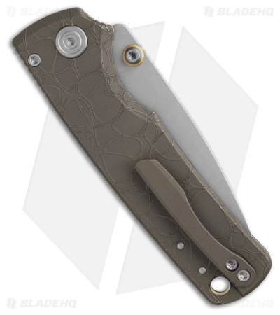Vosteed Porcupine TiSlim Button Lock Knife Acid Wash Ti + Copper  (3" SW)