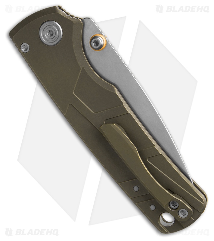 Vosteed Porcupine TiSlim Top Liner Lock Knife Bronze SW Titanium (3" SW S90V)