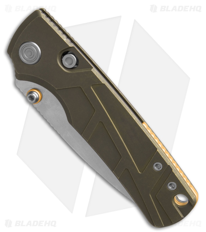 Vosteed Porcupine TiSlim Top Liner Lock Knife Bronze SW Titanium (3" SW S90V)