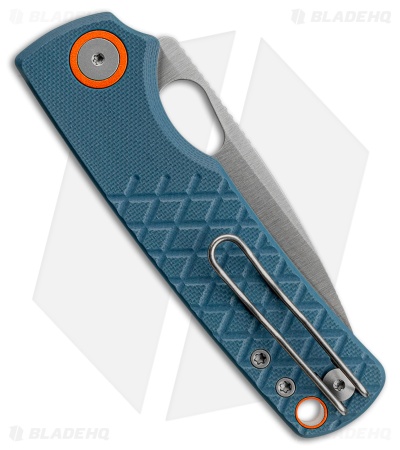Vosteed Porcupine Top Liner Lock Knife Blue G-10 (3" Satin)