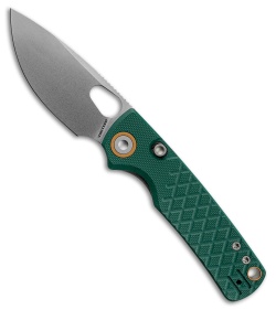 Vosteed Porcupine Top Liner Lock Knife Green G-10 (3" Stonewash)