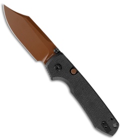 Vosteed Raccoon Knife Black Canvas Micarta Black SW