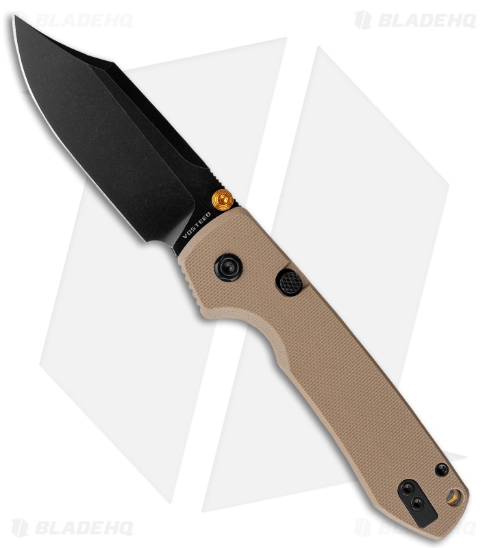 Vosteed Raccoon Knife Sand G-10 Black SW