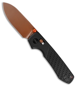 Vosteed Raccoon ModSwap Crossbar Lock Knife Black G-10 (3.25" Copper Dune)