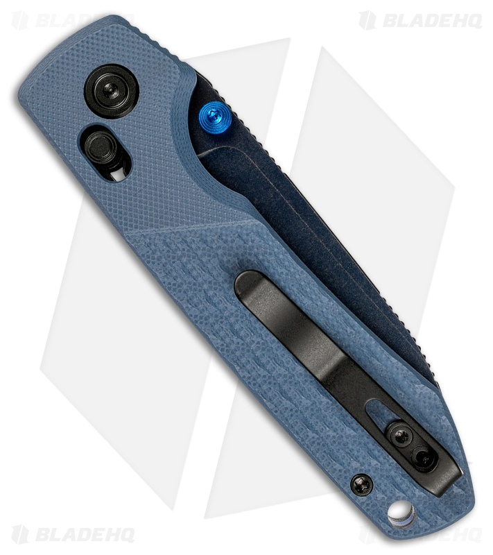 Vosteed Raccoon ModSwap Crossbar Lock Knife Blue G-10 (3.25" Black Stonewash)