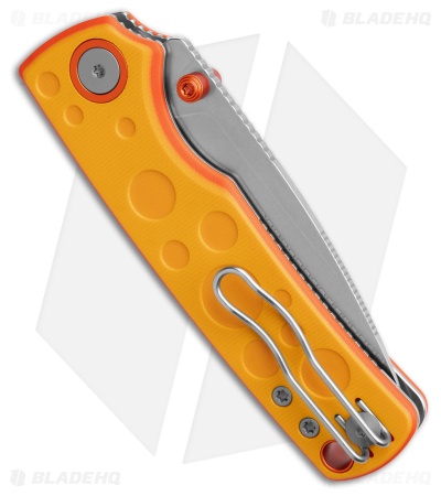 Vosteed Porcupine CheesePirate Top Liner Lock Knife Cheese Orb G-10 (3" SW)