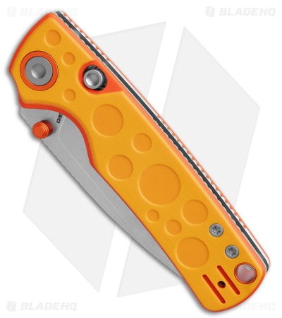 Vosteed Porcupine CheesePirate Top Liner Lock Knife Cheese Orb G-10 (3" SW)