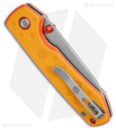 Vosteed Raccoon CheesePirate Top Liner Lock Knife Cheese Orb G-10 (3.25" SW)