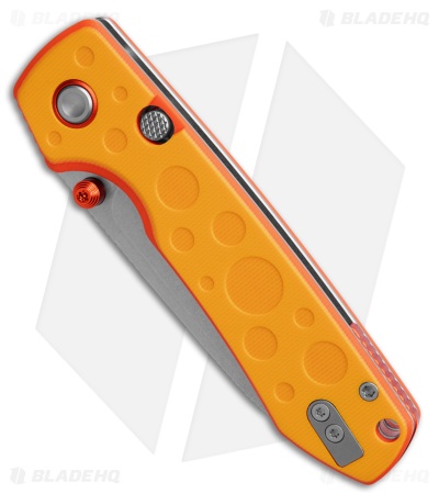 Vosteed Raccoon CheesePirate Top Liner Lock Knife Cheese Orb G-10 (3.25" SW)