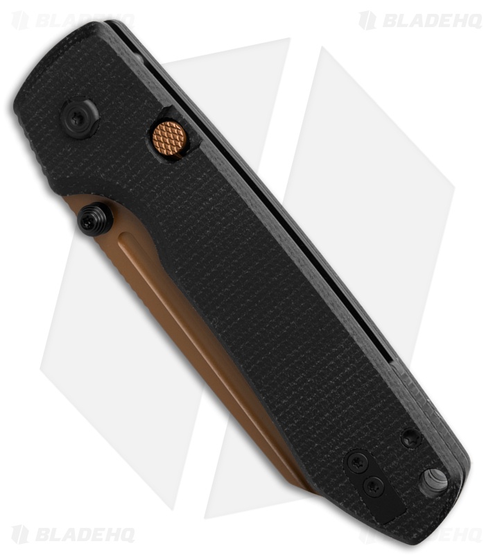 Vosteed Raccoon Sheepsfoot | Black Micarta | Copper Dune