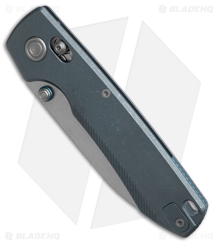 Vosteed Raccoon TiSlim Crossbar Lock Knife Blue Titanium (3.2" Stonewash)