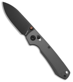 Vosteed Raccoon TiSlim Crossbar Lock Knife Dim Gray Titanium (3.2" Black SW)