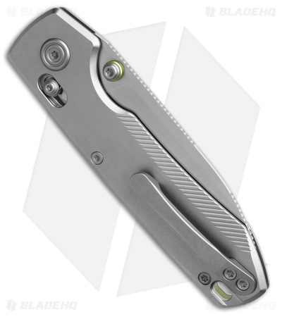 Vosteed Raccoon TiSlim Crossbar Lock Knife Gray Titanium (3.2" Satin)
