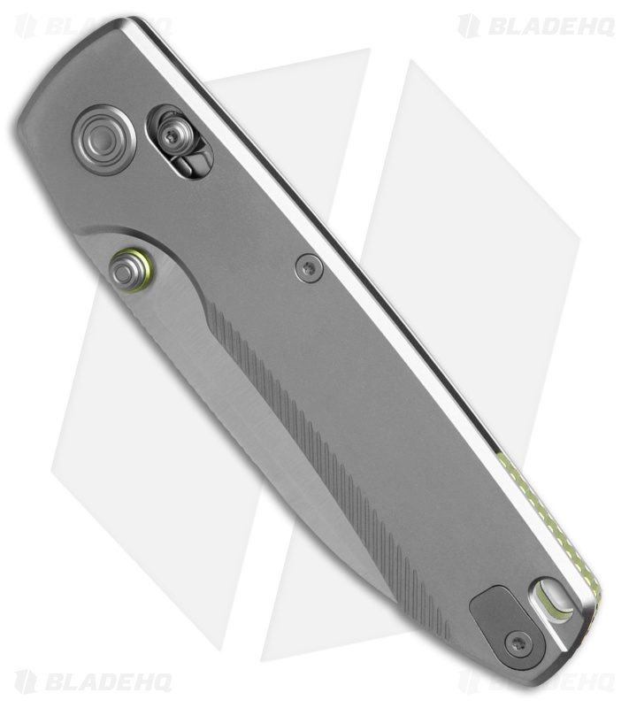 Vosteed Raccoon TiSlim Crossbar Lock Knife Gray Titanium (3.2" Satin)