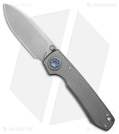 Vosteed Raccoon V Gray Diamond Ti Drop Point SW M390