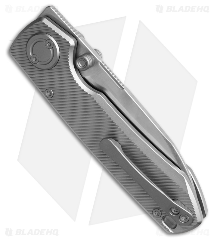 Vosteed Raccoon V Gray Milled Ti Drop Point Satin M390